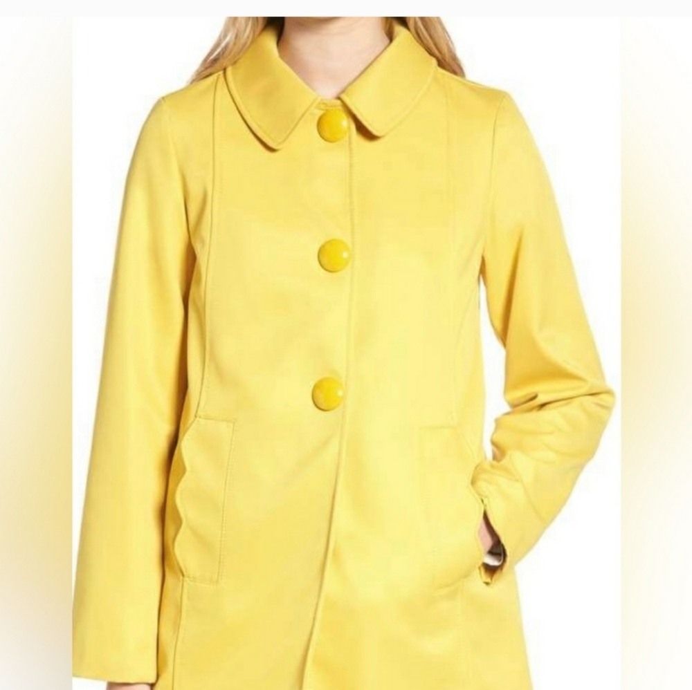 Kate spade yellow rain coat